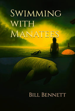 book cover for Swimming with Manatees
