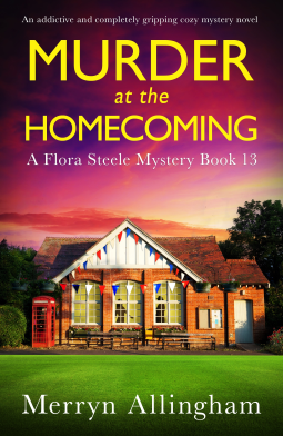 book cover for Murder at the Homecoming (A Flora Steele Mystery Book 13)