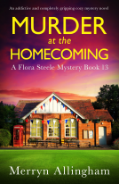 book cover for Murder at the Homecoming (A Flora Steele Mystery Book 13)