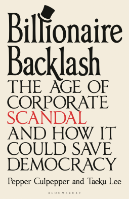 book cover for The Billionaire Backlash
