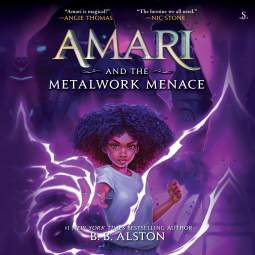 book cover for Amari and the Metalwork Menace