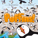book cover for Puffins!