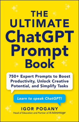 book cover for The Ultimate ChatGPT Prompt Book