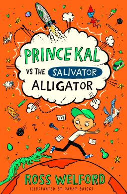 book cover for Prince Kal vs the Salivator Alligator