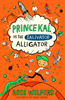 book cover for Prince Kal vs the Salivator Alligator