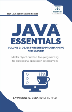 book cover for Java Essentials Volume 2: Object-Oriented Programming and Beyond