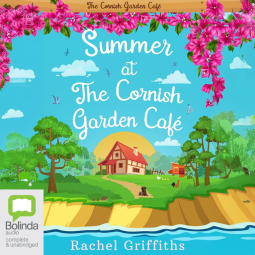 book cover for Summer at the Cornish Garden Café