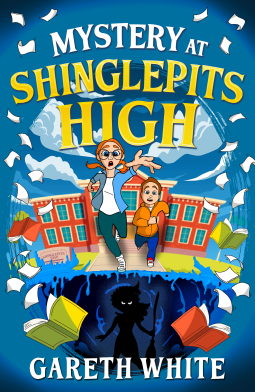 book cover for Mystery at Shinglepits High