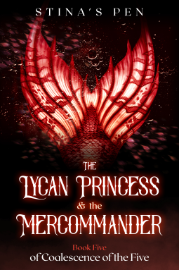 book cover for The Lycan Princess & the Mercommander