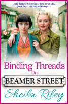 book cover for Binding Threads on Beamer Street
