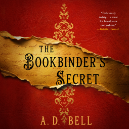book cover for The Bookbinder's Secret