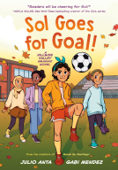book cover for Sol Goes for Goal!