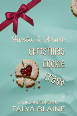 book cover for Santa and Anna Christmas Cookie Crash