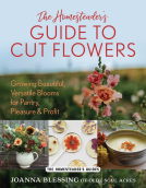 book cover for The Homesteader's Guide to Cut Flowers