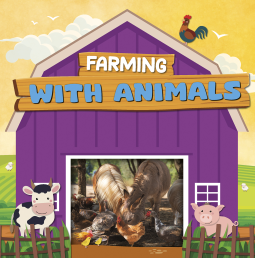 book cover for Farming with Animals