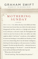 book cover for Mothering Sunday