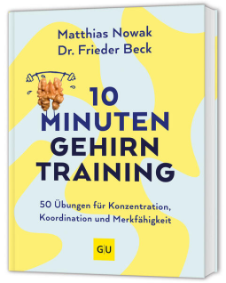 Buchcover für 10-Minuten-Gehirntraining
