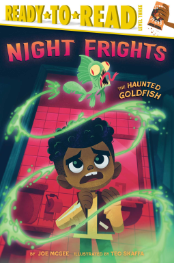 book cover for The Haunted Goldfish