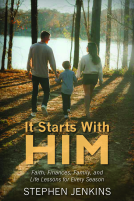 book cover for It Starts with Him