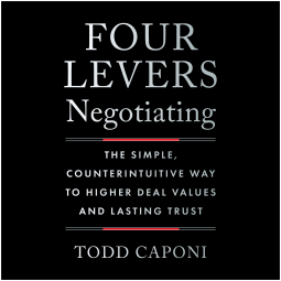 book cover for Four Levers Negotiating