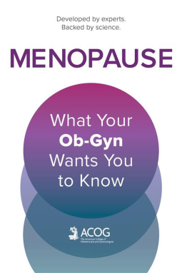 book cover for Menopause