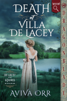 book cover for Death at Villa De Lacey