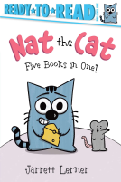 book cover for Nat the Cat Five Books in One!