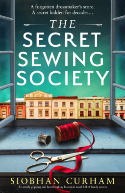 book cover for The Secret Sewing Society