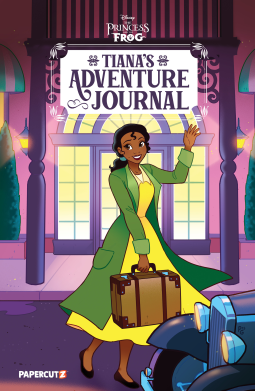 book cover for Disney The Princess and the Frog: Tiana's Adventure Journal