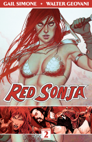 book cover for  Red Sonja Volume 3: The Forgiving of Monsters