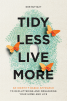 book cover for Tidy Less, Live More