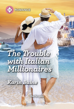 book cover for The Trouble with Italian Millionaires