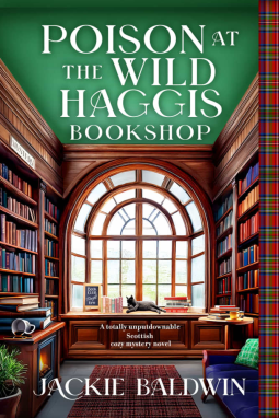 book cover for Poison at the Wild Haggis Bookshop