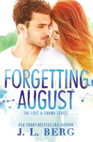 book cover for Forgetting August