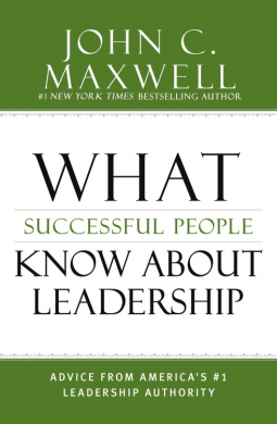 book cover for What Successful People Know about Leadership