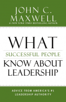 book cover for What Successful People Know about Leadership