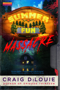 book cover for The Summer Fun Massacre