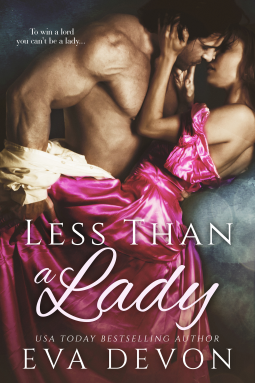 book cover for Less Than a Lady