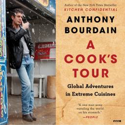 book cover for A Cook's Tour