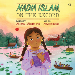 book cover for Nadia Islam, on the Record