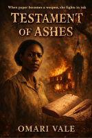 book cover for Testament of Ashes