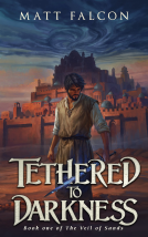 book cover for Tethered to Darkness