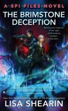 book cover for The Brimstone Deception