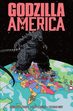book cover for Godzilla Vs. America