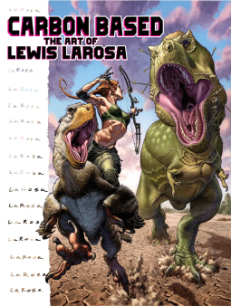 book cover for Carbon Based: The Art of Lewis LaRosa