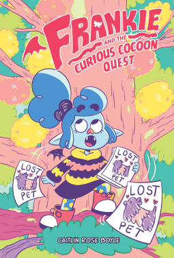 book cover for Frankie and the Curious Cocoon Quest