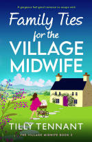 book cover for Family Ties for the Village Midwife
