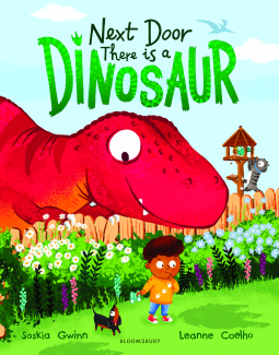 book cover for Next Door There is a Dinosaur