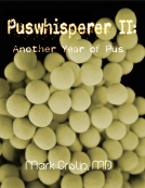 book cover for Puswhisperer II: Another year of pus