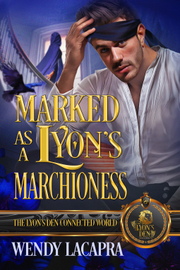 book cover for Marked as a Lyon's Marchioness